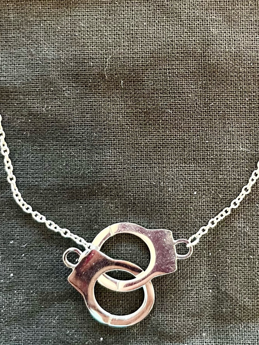 Brandy Melville Silver Handcuff Link Necklace NWT